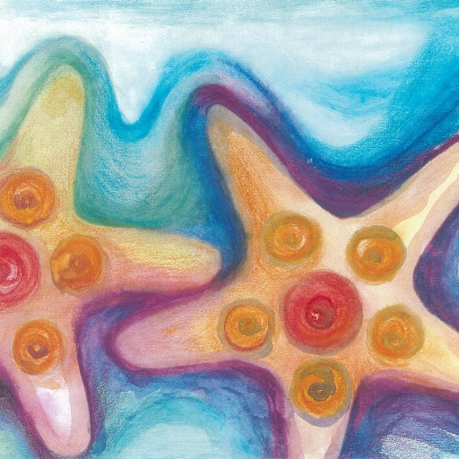 artwork of starfish